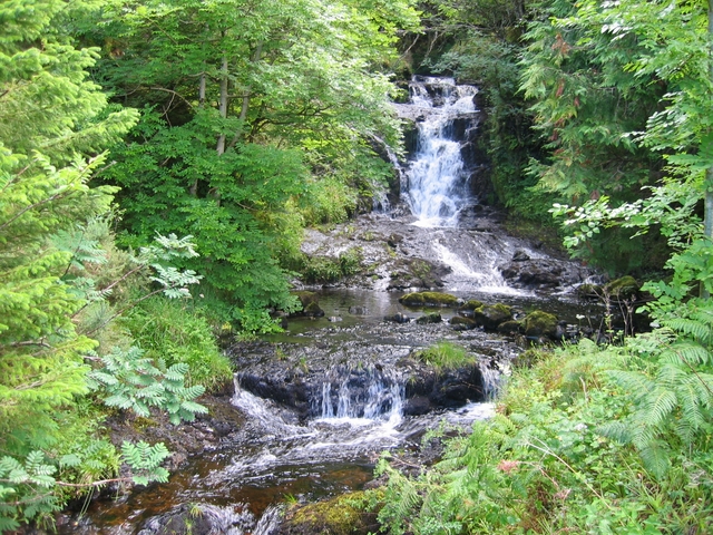 Grula Falls in the dry summer of 2007